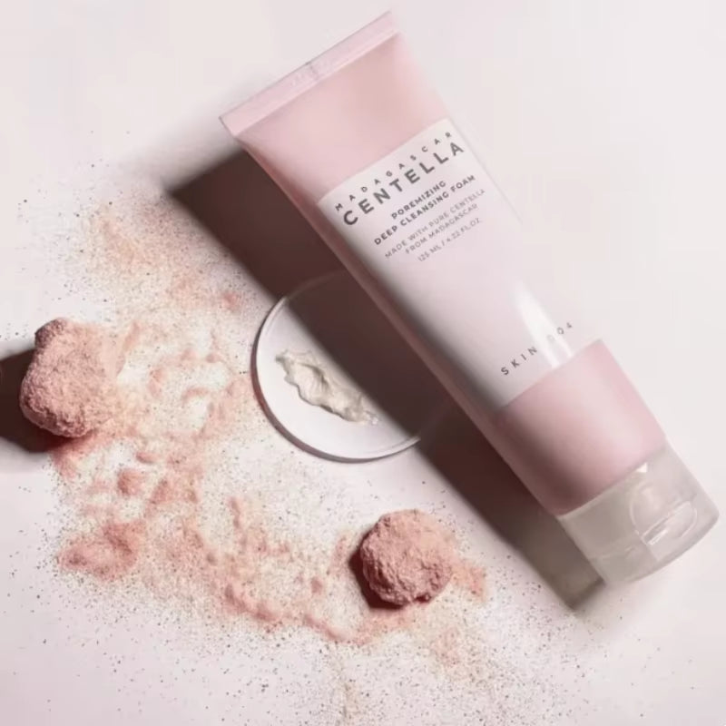 SKIN1004 Madagascar Centella Poremizing Deep Cleansing Foam Tone Brightening Cleansing Gel Foam Facial Moisturizing Cleanser